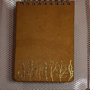 Threshold Tan Journal with Gold Accents